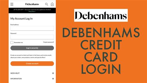 debenhams credit card payment.